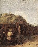 BROUWER, Adriaen Seated Drinkers cf USA oil painting reproduction